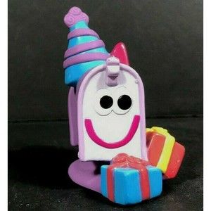 BLUES CLUES Mailbox  FIGURE birthday party cake topper RARE 2000 MATTEL